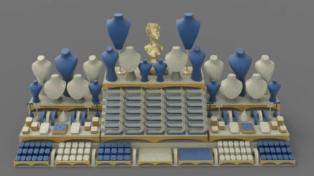 فروش بیشتر با طراحی مناسب ویترین طلا فروشی